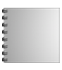 Broschüre mit Metall-Spiralbindung, Endformat Quadrat 21,0 cm x 21,0 cm, 108-seitig