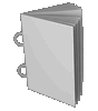 Broschüre mit Ringösen, Endformat DIN A4, 152-seitig