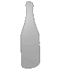 Wahlplakat auf Hohlkammerplatte in Flasche-Form konturgefräst <br>beidseitig 4/4-farbig bedruckt