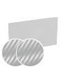 Visitenkarten quer 5/0 farbig 90 x 50 mm mit beidseitig partieller UV-Lackierung <br>einseitig bedruckt (CMYK 4-farbig + 1 Silber-Sonderfarbe)